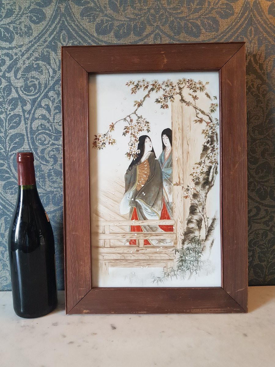 Porcelain Painting. Japan - Meiji-period- 19th Century.-photo-3