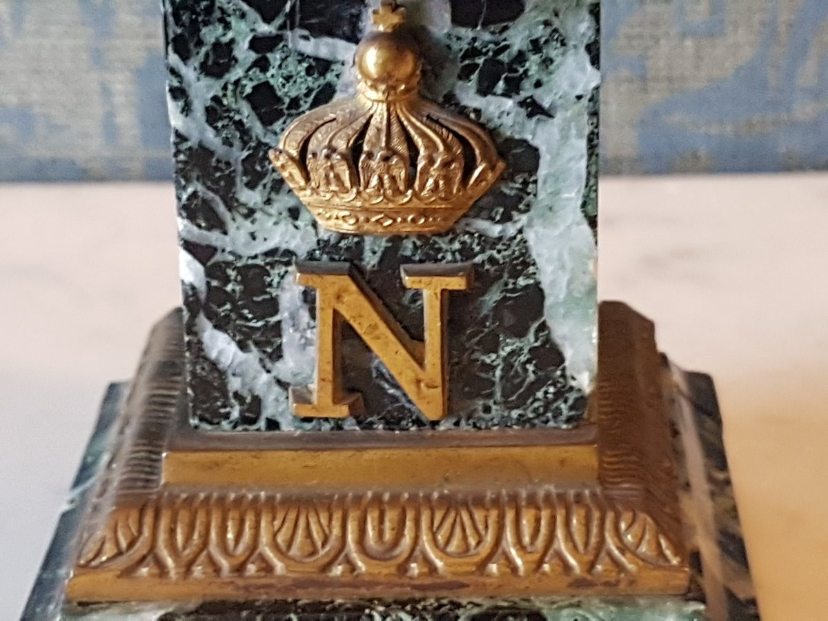 Sculpture en bronze representant  Napoleon par Emile  Pinedo.-photo-2