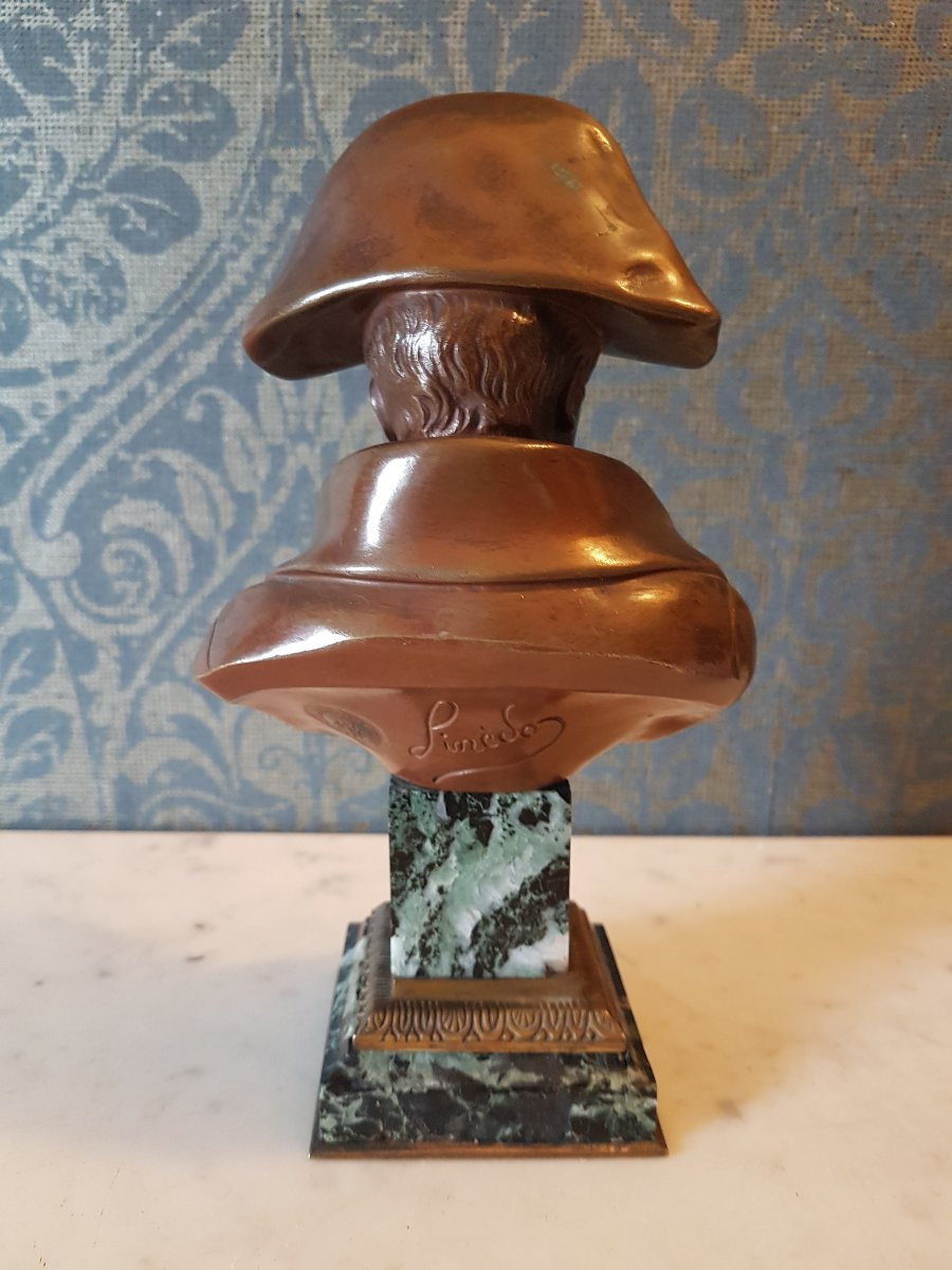 Sculpture en bronze representant  Napoleon par Emile  Pinedo.-photo-4
