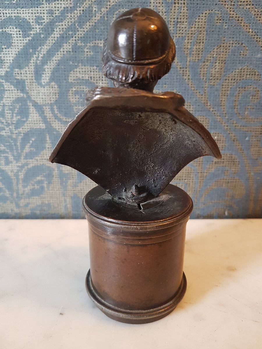 Bronze Sculpture Representing A Pope. France 19th Century.-photo-4