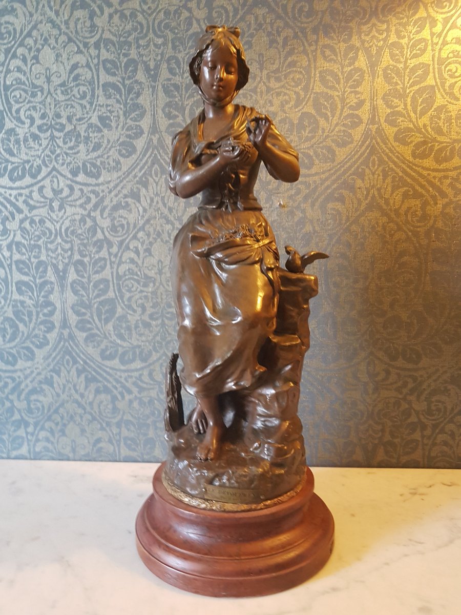 Sculpture In Stone By G. Levi. Title: 