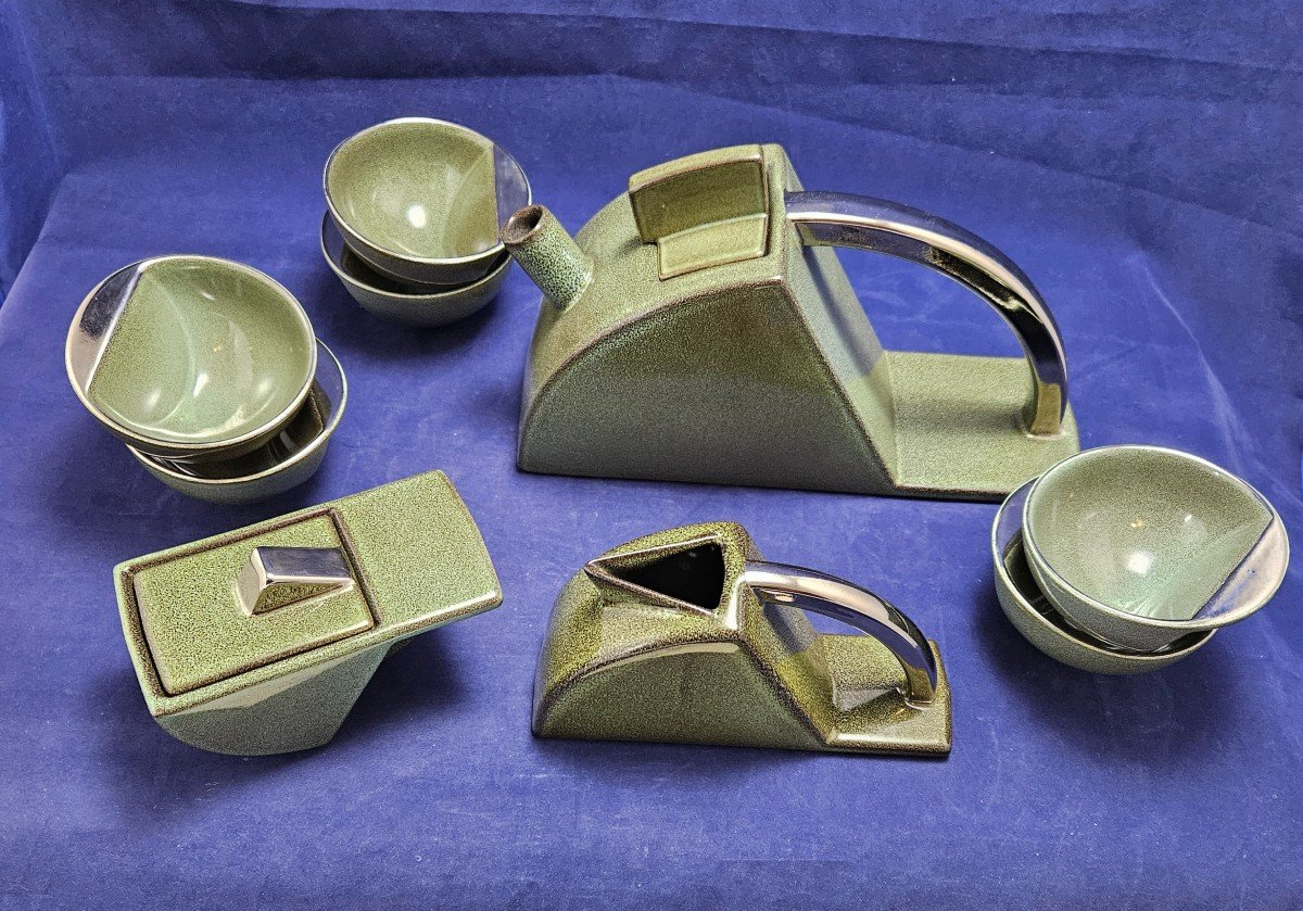 Casenove Pierre service à café 9 pièces en céramique édition Salins France