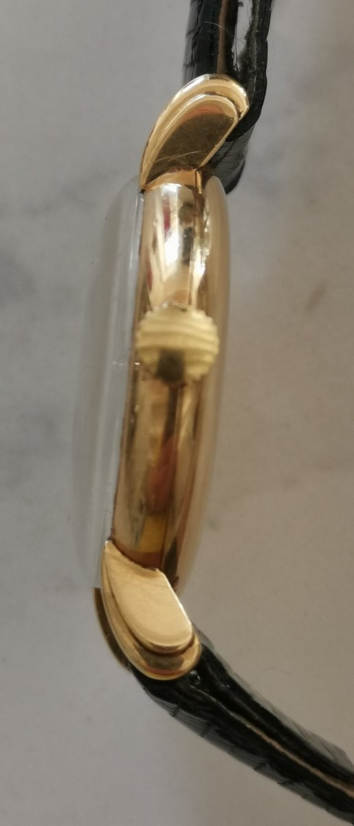 Lip "elgiloy" Chronometer Watch 1960, 18k Gold. -photo-1