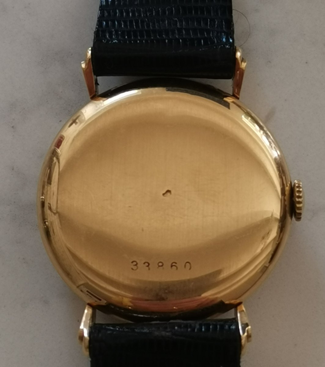 Lip "elgiloy" Chronometer Watch 1960, 18k Gold. -photo-3