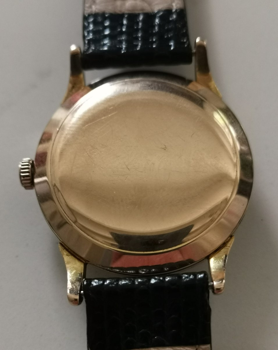 Oméga, montre années 60/70 en or 18 k. Fonctionne -photo-5