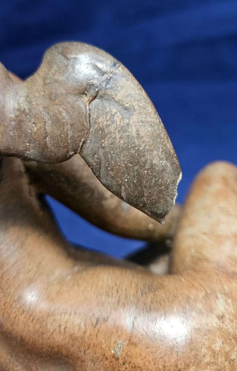 Carrier Belleuse Terracotta Sculpture, 19th Century-photo-5