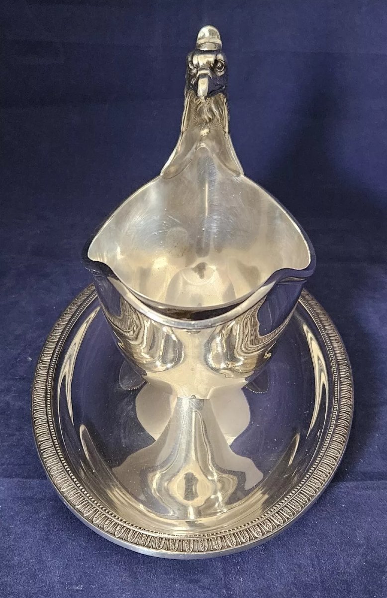 Christofle, saucière de service modèle Malmaison Empire-photo-2