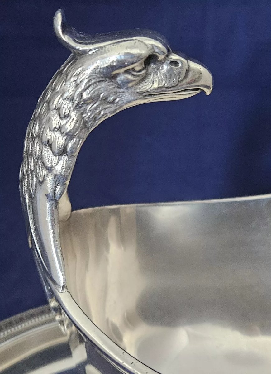 Christofle, saucière de service modèle Malmaison Empire-photo-3