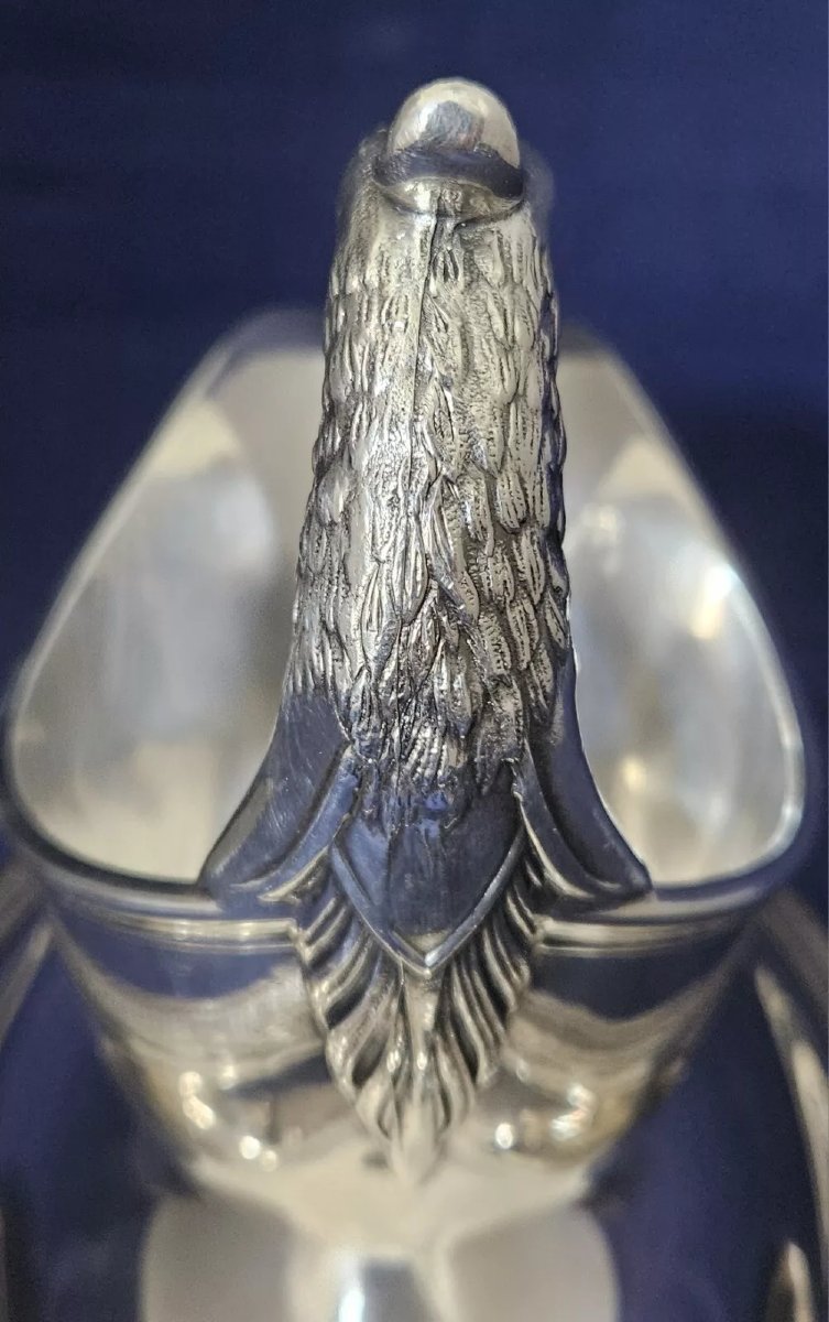 Christofle, saucière de service modèle Malmaison Empire-photo-5