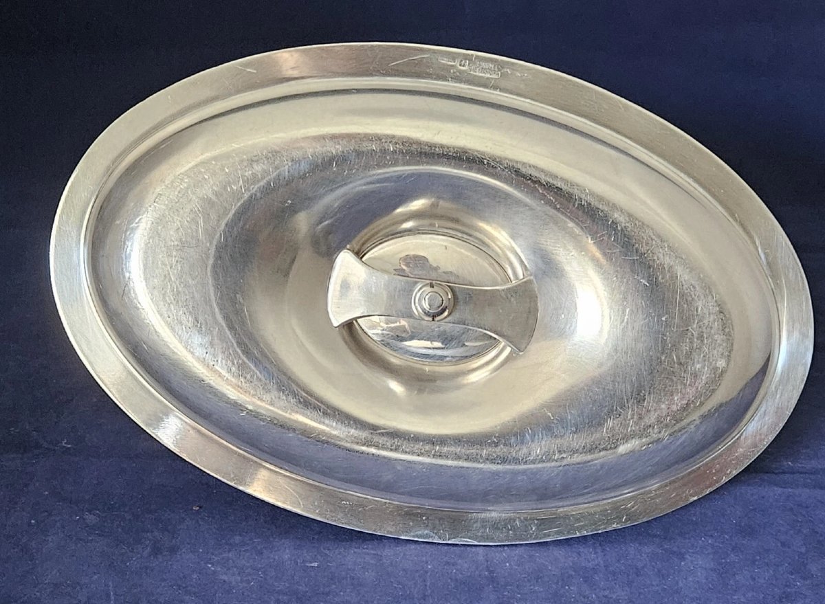 Christofle, saucière de service modèle Malmaison Empire-photo-6