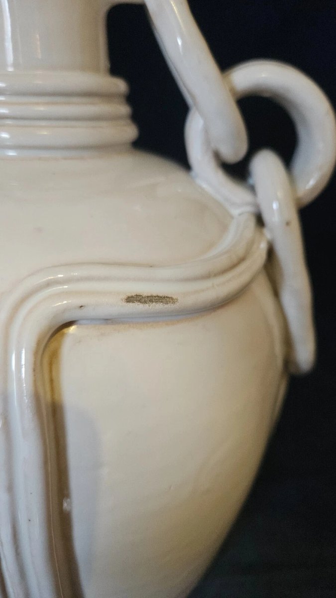 Grand vase en céramique de Malicorne, atelier Emile Tessier-photo-4