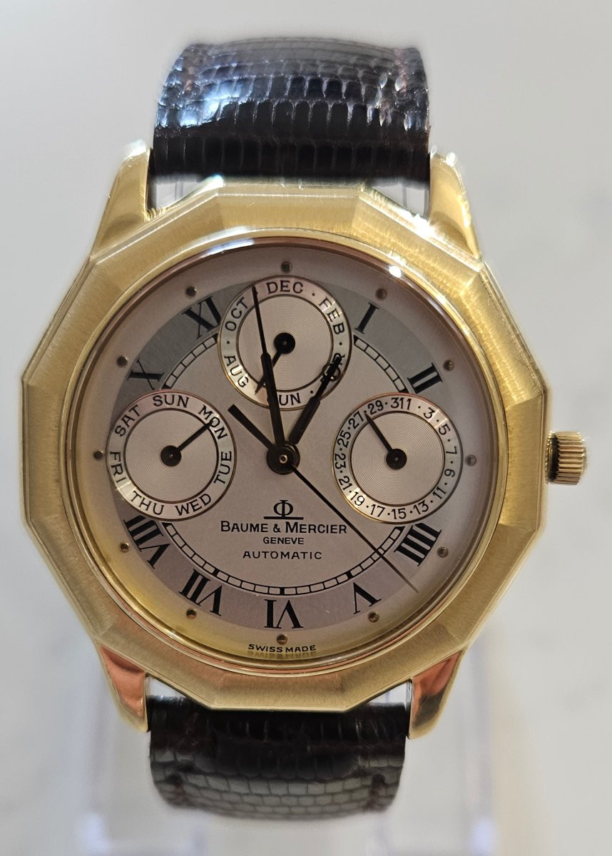 Montre Baume & Mercier Riviera en or massif, 499 Exemplaires. 1992-photo-3