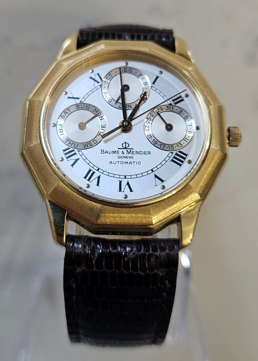 Montre Baume & Mercier Riviera en or massif, 499 Exemplaires. 1992-photo-6