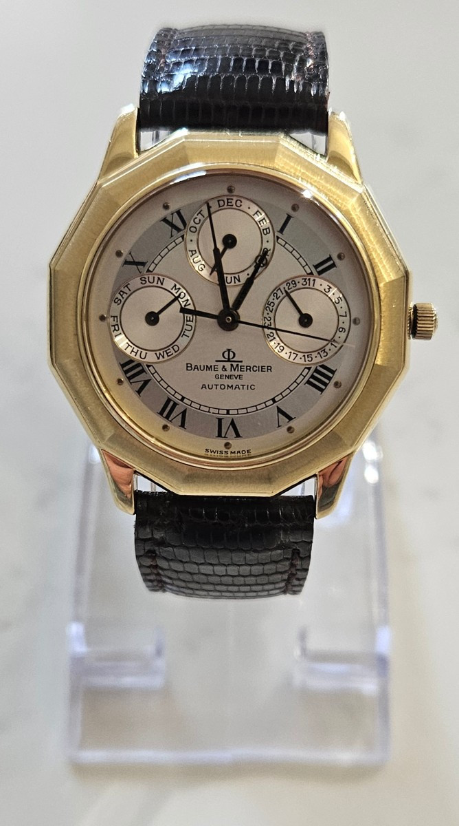 Montre Baume & Mercier Riviera en or massif, 499 Exemplaires. 1992