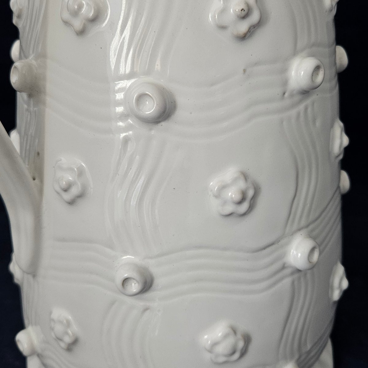 Large Ceramic Pitcher By émile Téssier In Malicorne-photo-2