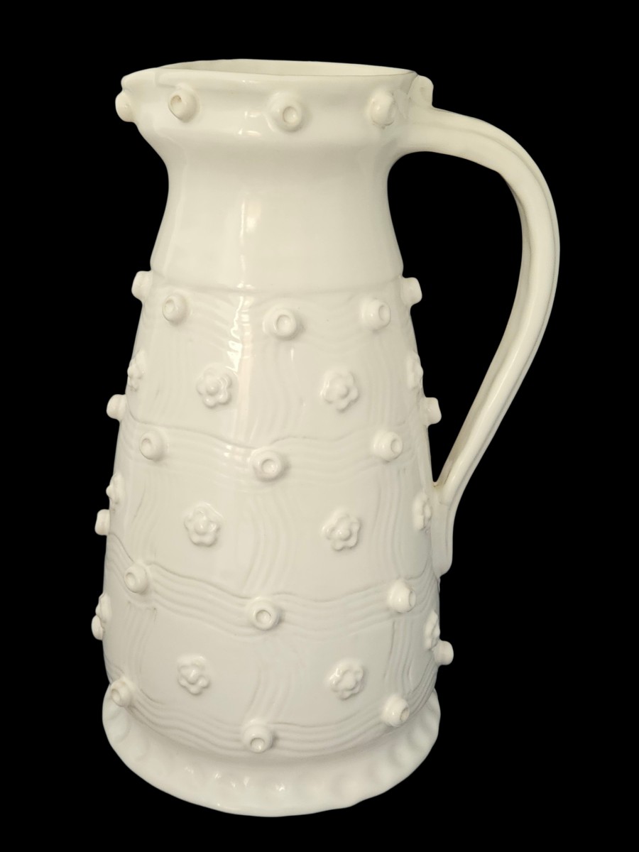 Large Ceramic Pitcher By émile Téssier In Malicorne