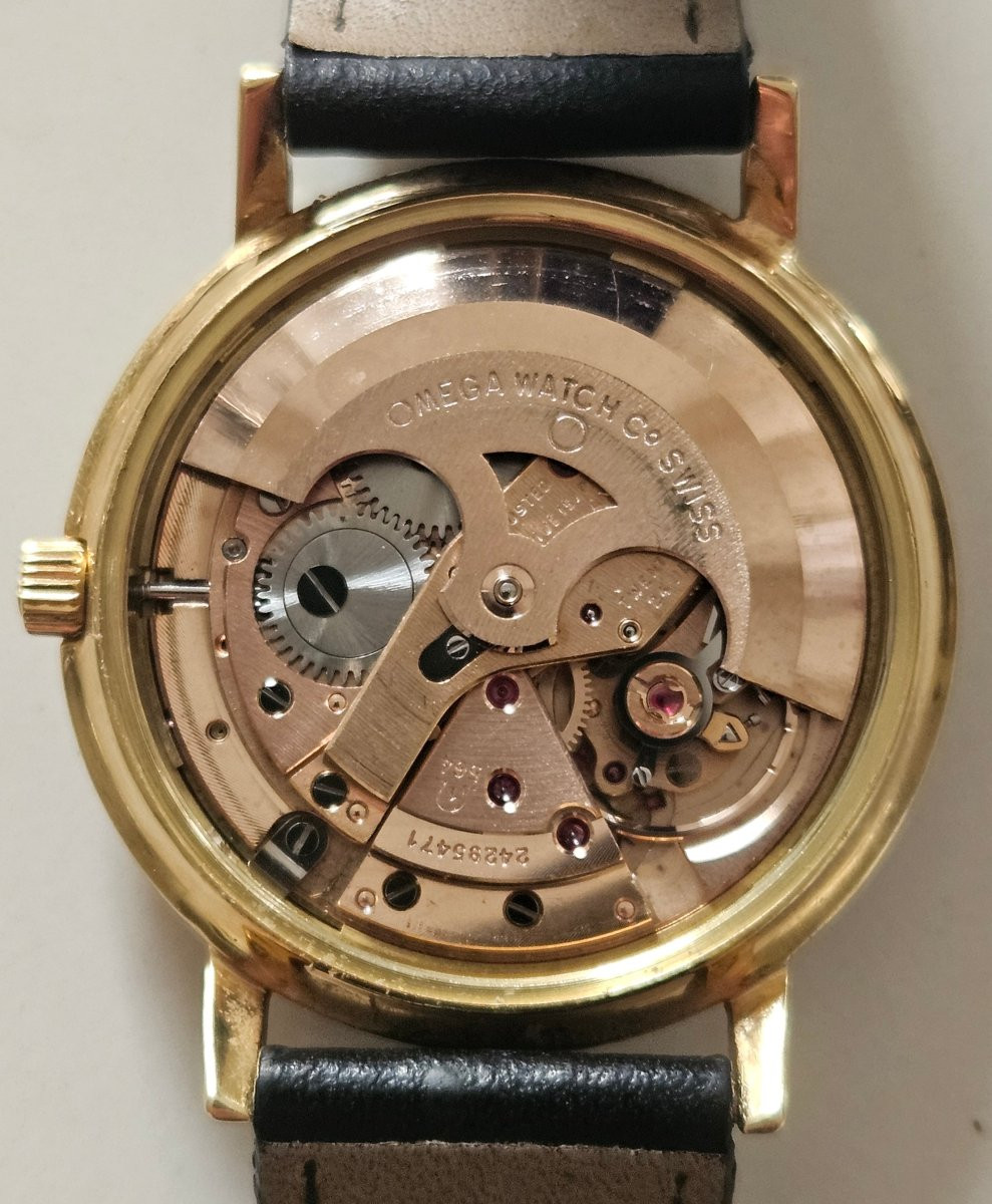 Omega Constellation Pie Pan Automatic 18 K Gold Watch.  Vintage 60's-photo-5