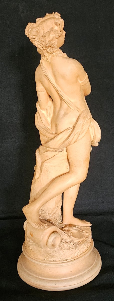 Sculpture en terre cuite signée Joncery ( 1873 / 1937 ) -photo-1