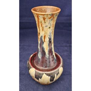 Ceramic, Vase From Montigny Sur Loing Boué Et Petit Circa 1915