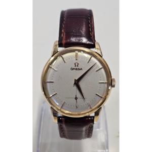 OMEGA, montre homme remontage manuel, or 18 k. 