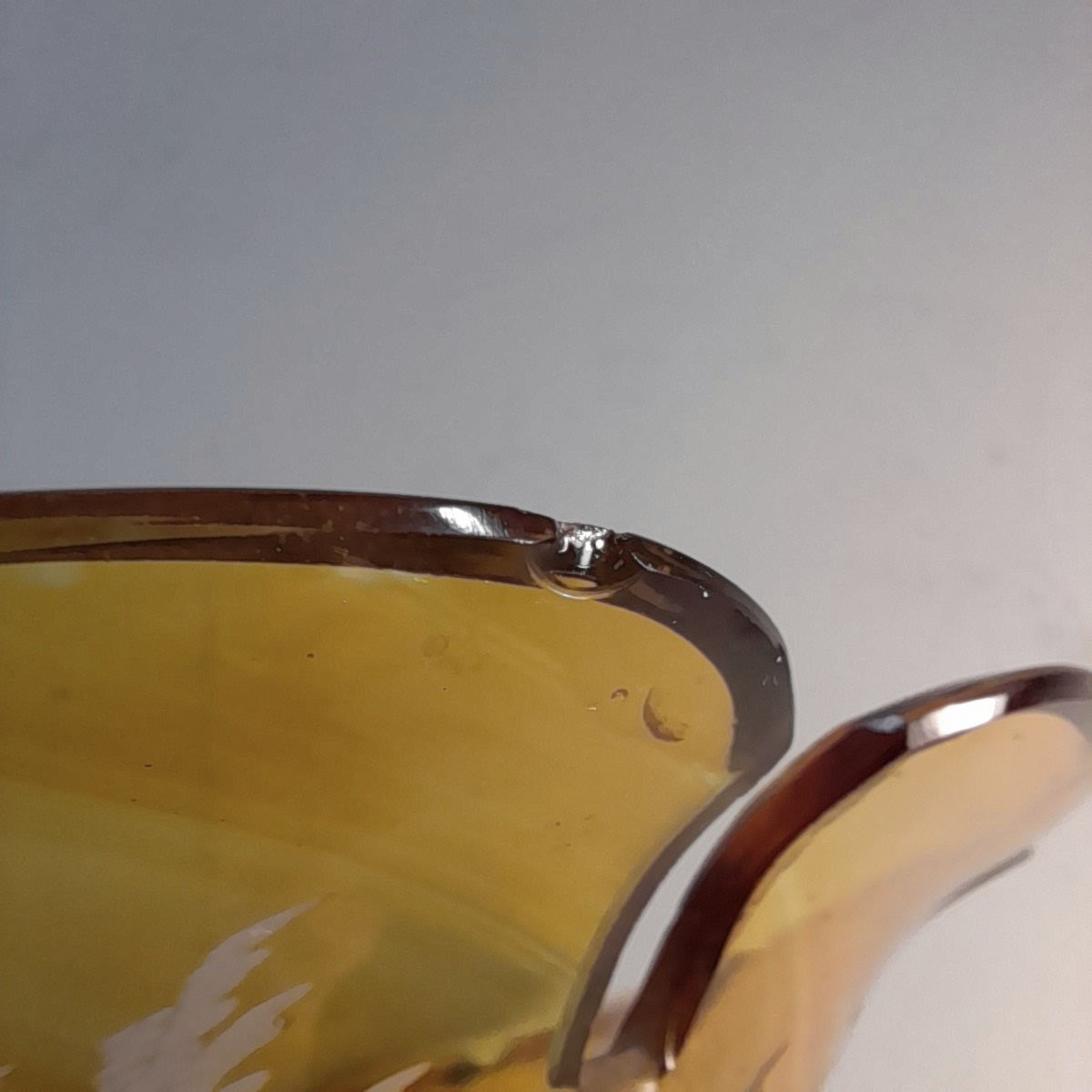 Grand vase tulipe en cristal de Bohême à décor tournant de sous bois et cerf-photo-5