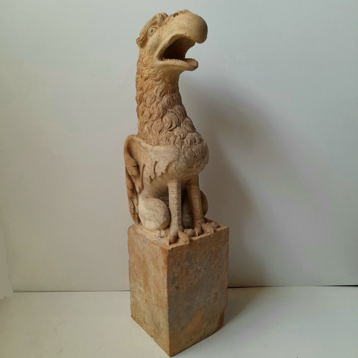 Gargouille Phénix en terre cuite 18ème 