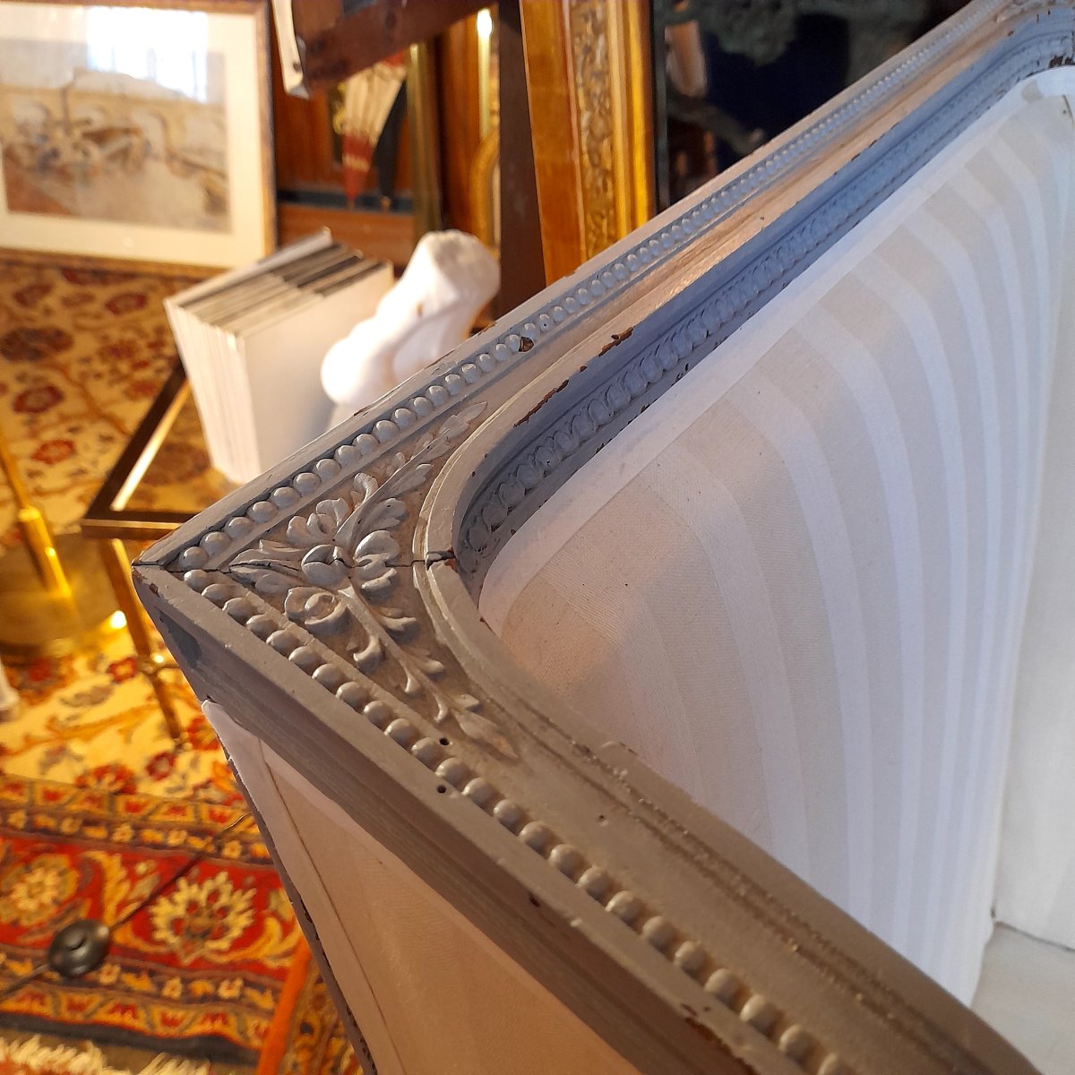 Chaise longue dite duchesse brisée style LouisXVI 19ème -photo-3