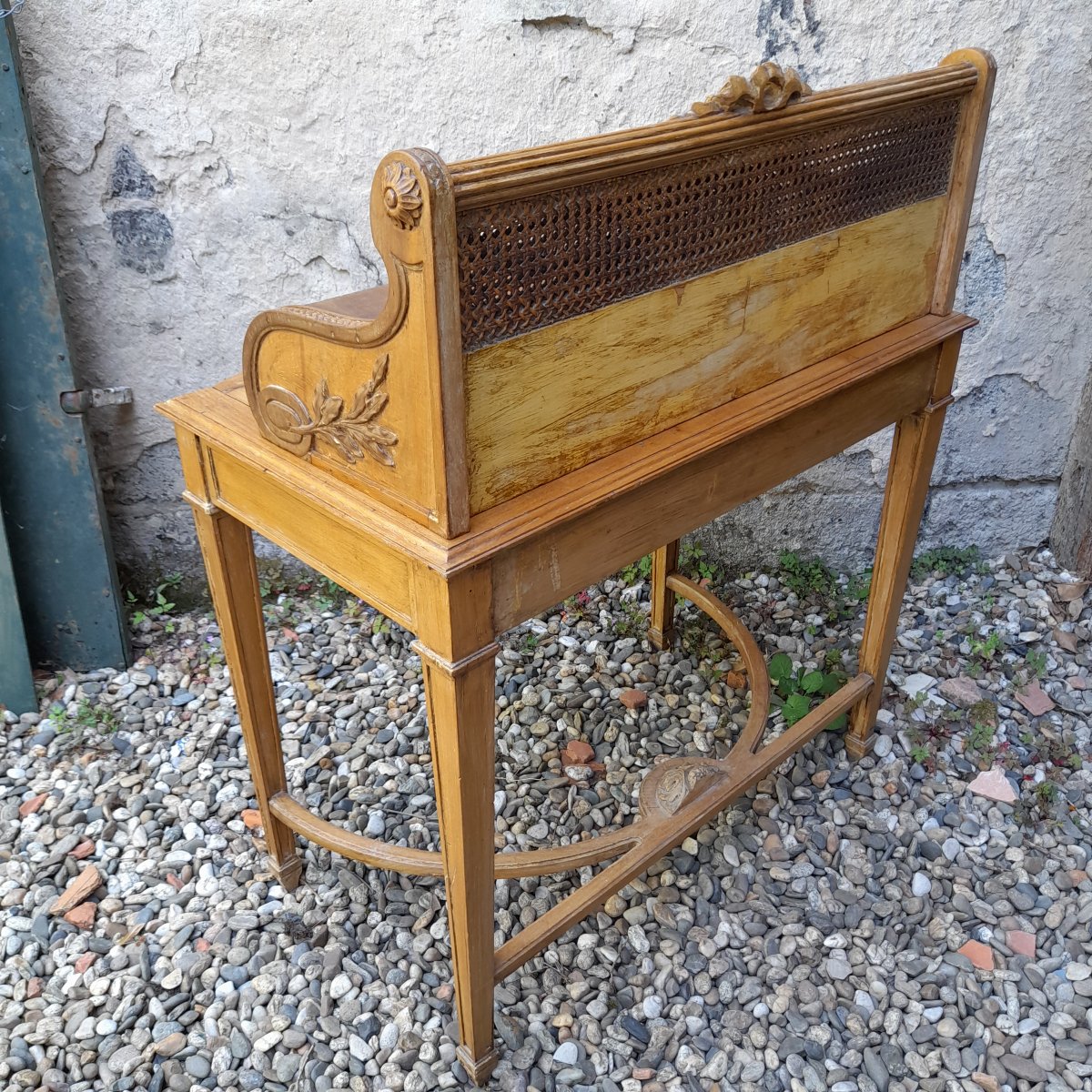 Petit bureau dit bonheur du jour de style Louis XVI Époque 1900-photo-3