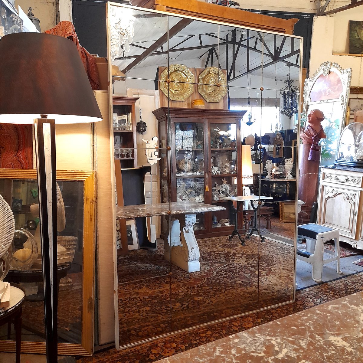 Large Bistro Mirror, 2.25 M, 1950s 
