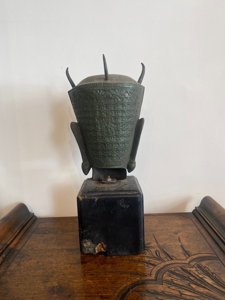 Important Buddha Head - Siam - Bien Hoa - Vietnam - XXth-photo-3