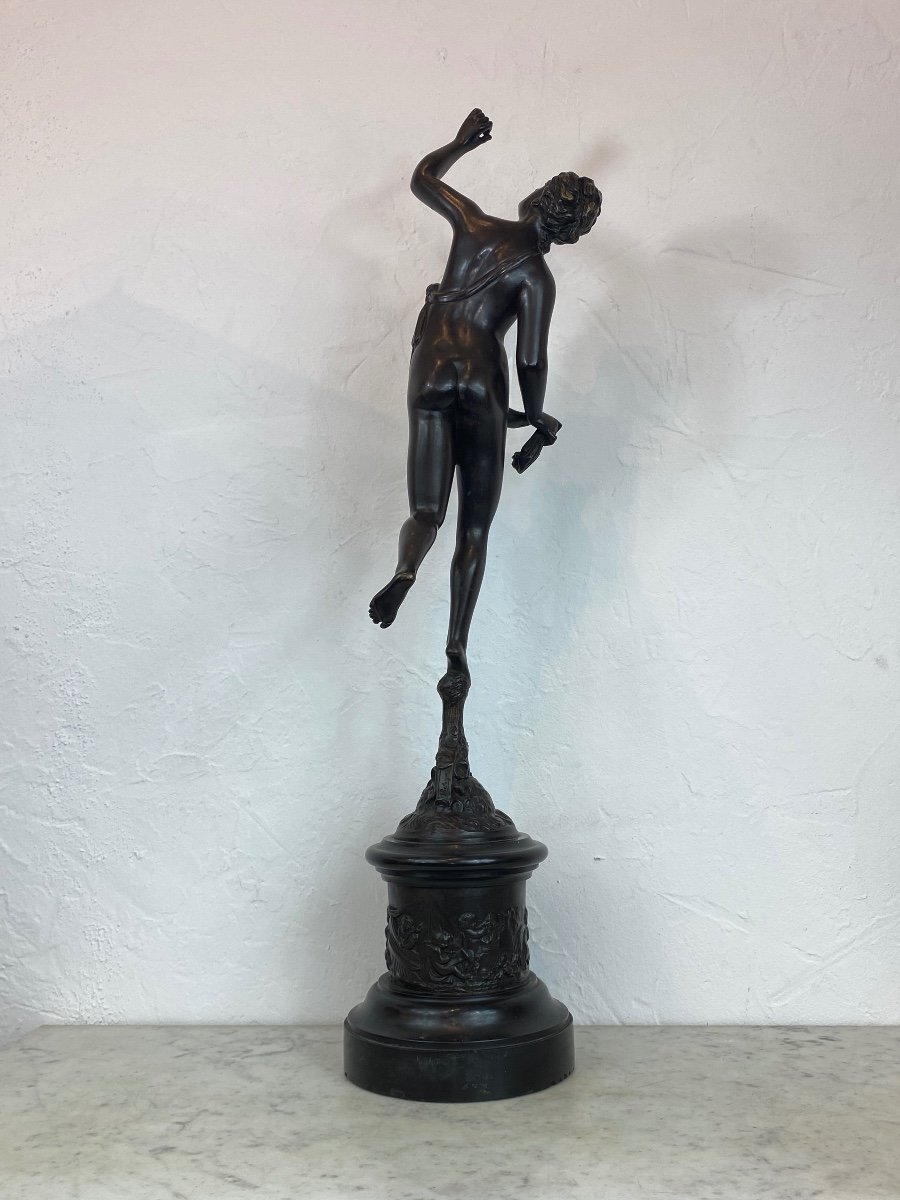 Sculpture Bronze - Fortune - J.bologne - France - XIX ème -photo-4
