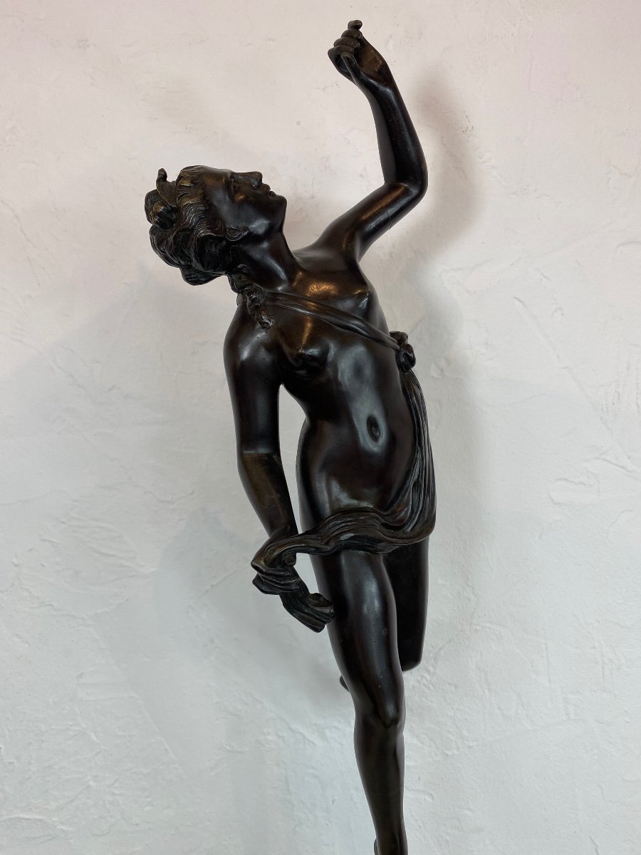 Sculpture Bronze - Fortune - J.bologne - France - XIX ème -photo-2