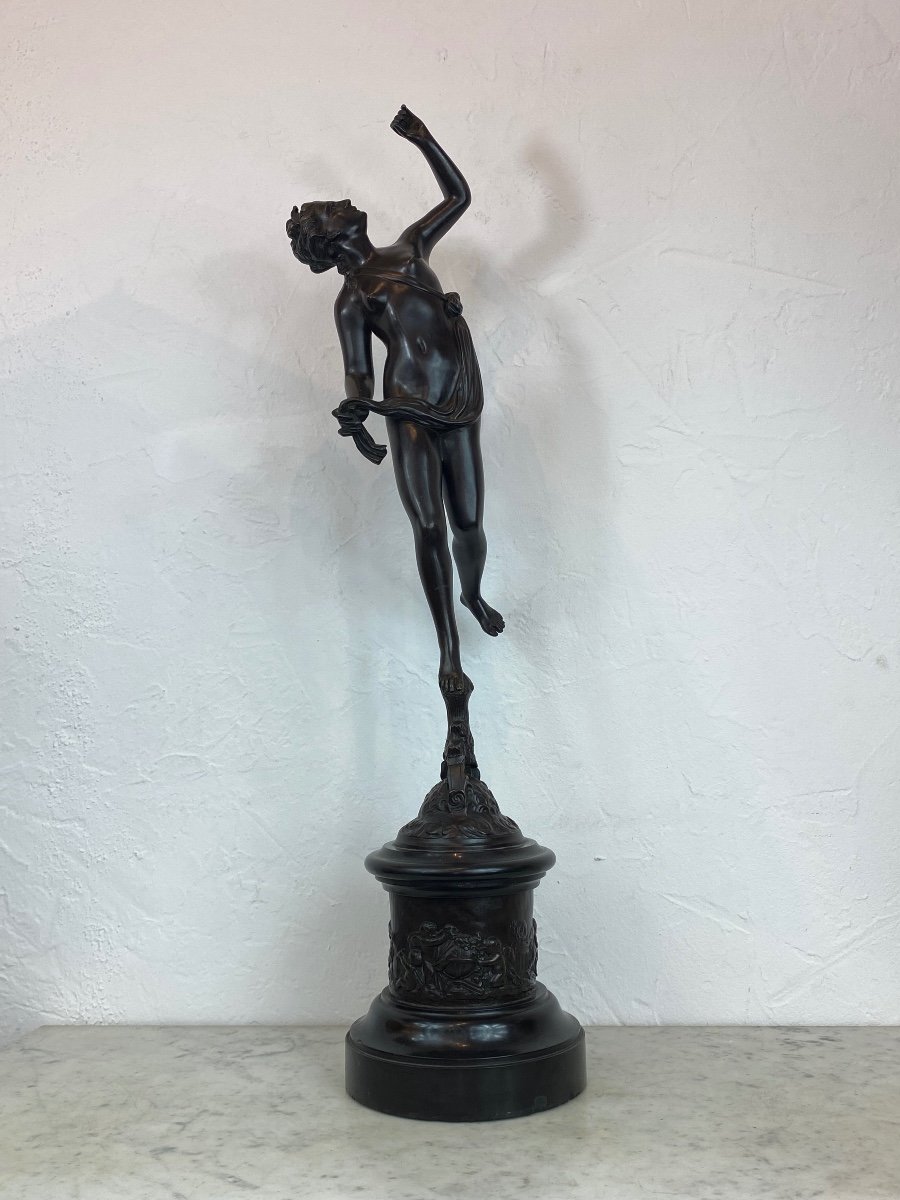 Bronze Sculpture - Fortune - J.bologne - France - 19th Century