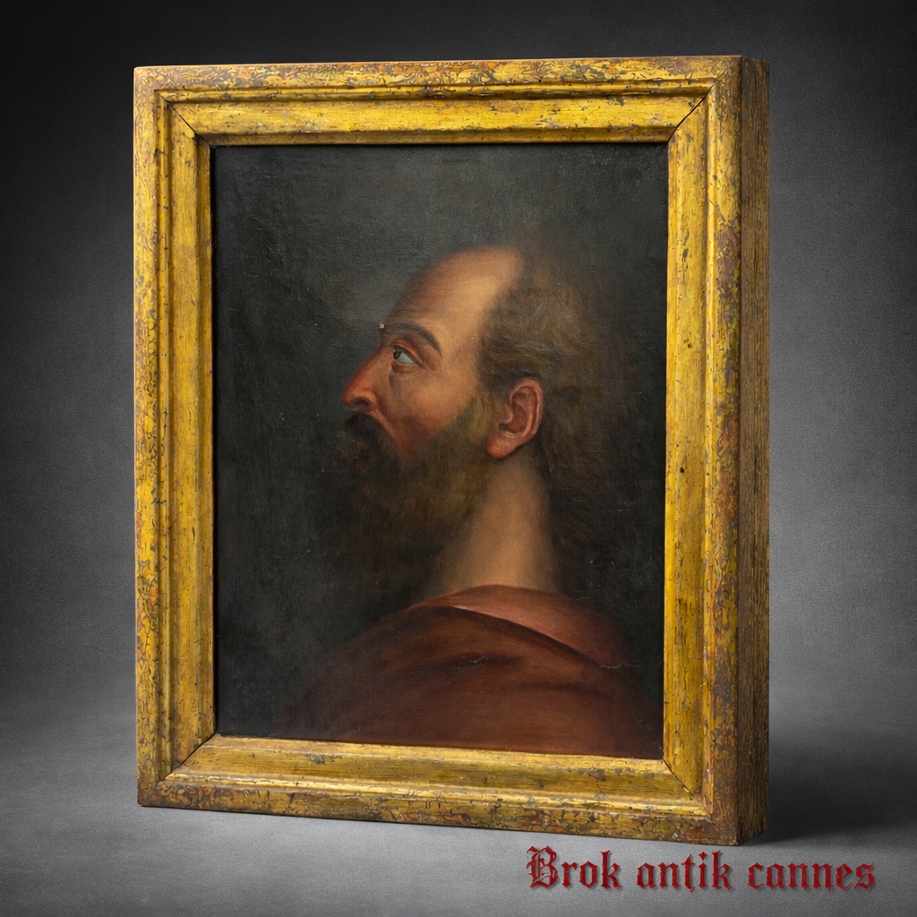 Tableau - Huile Sur Toile - Saint Joseph - Italie - XVIII ème 