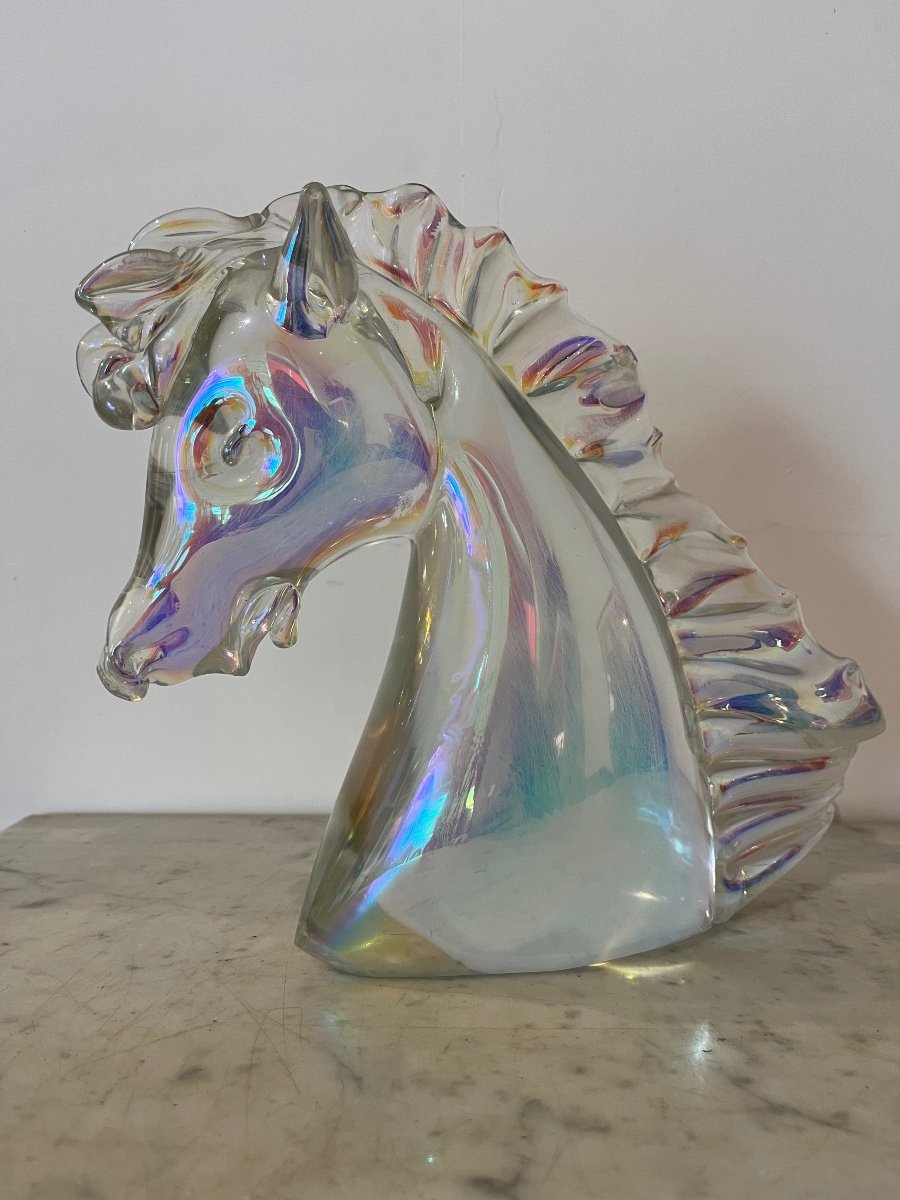 Sculpture - Cheval - Murano - Italie - XX ème 