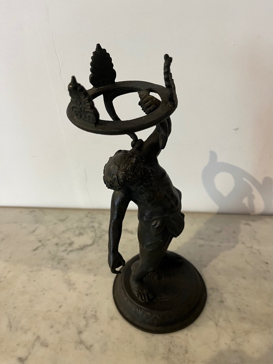 Bronze Sculpture - Grand Tour - Silenus - Italy - 19th Century -photo-2