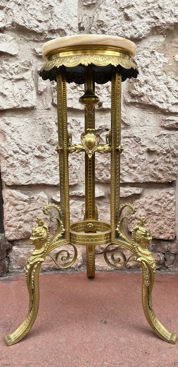 Bolster - Bronze And Onyx - France - 19th Century 