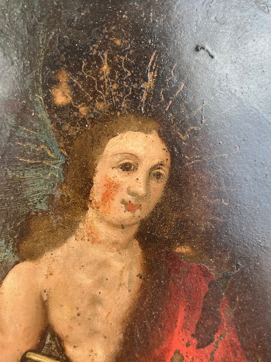 Painting - Oil On Copper - Netherlands - 18th Century -photo-4