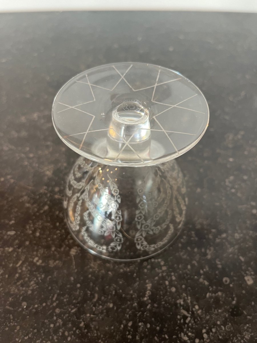 Glasses (36) - Ispahan Model - Baccarat - France - 20th Century -photo-3