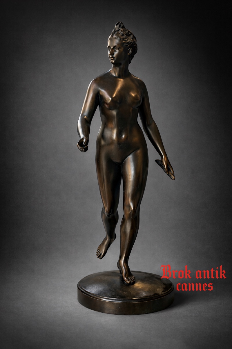 Sculpture - Bronze - Diana The Huntress - Houdon - France - 19th Century 