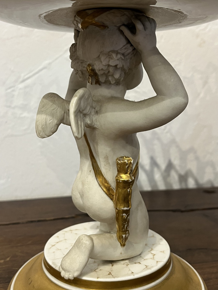 Paire De Coupe - Porcelaine - Epoque Empire - France - XIX ème -photo-4
