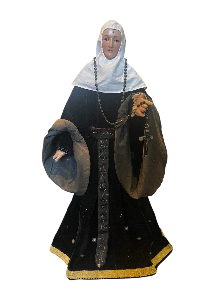 Sculpture - Wood - Saint Rita - Europe - 19th Century 