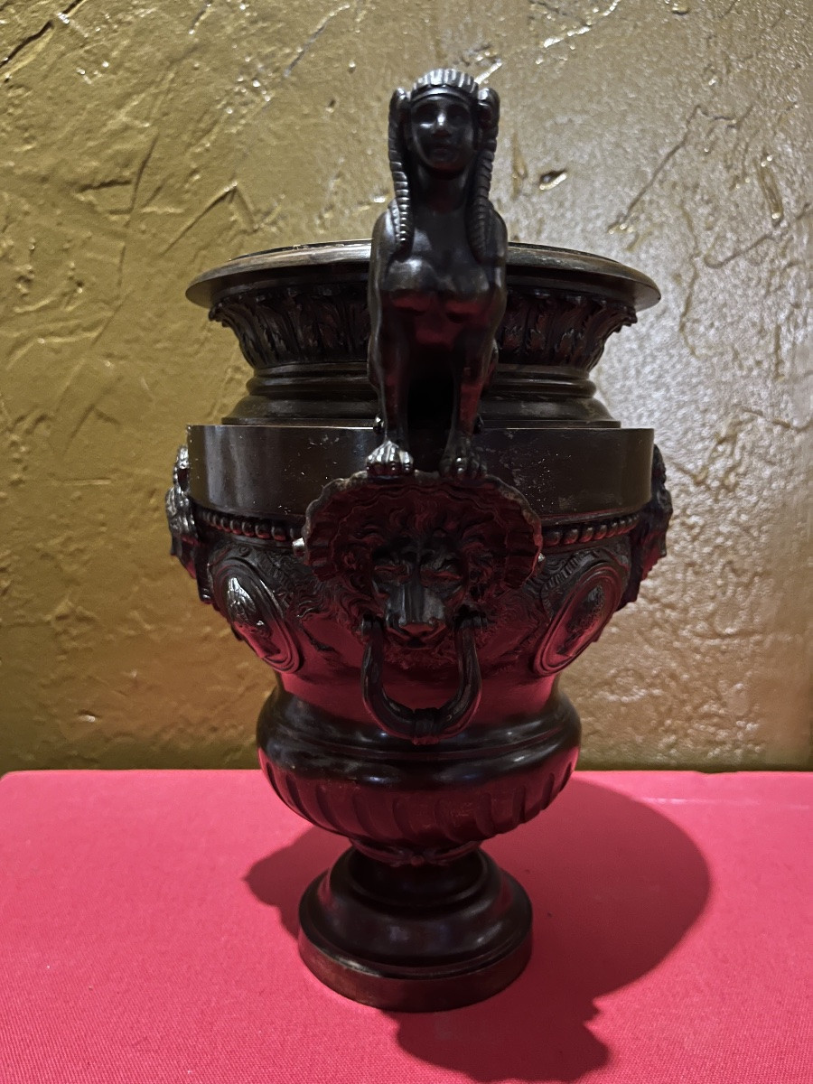 Vase/Urne  - bronze - Claude Ballin - France - XIX ème -photo-1