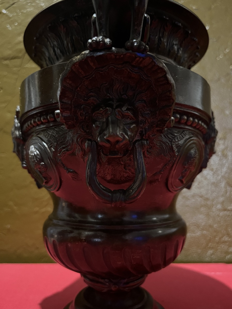Vase/Urne  - bronze - Claude Ballin - France - XIX ème -photo-3