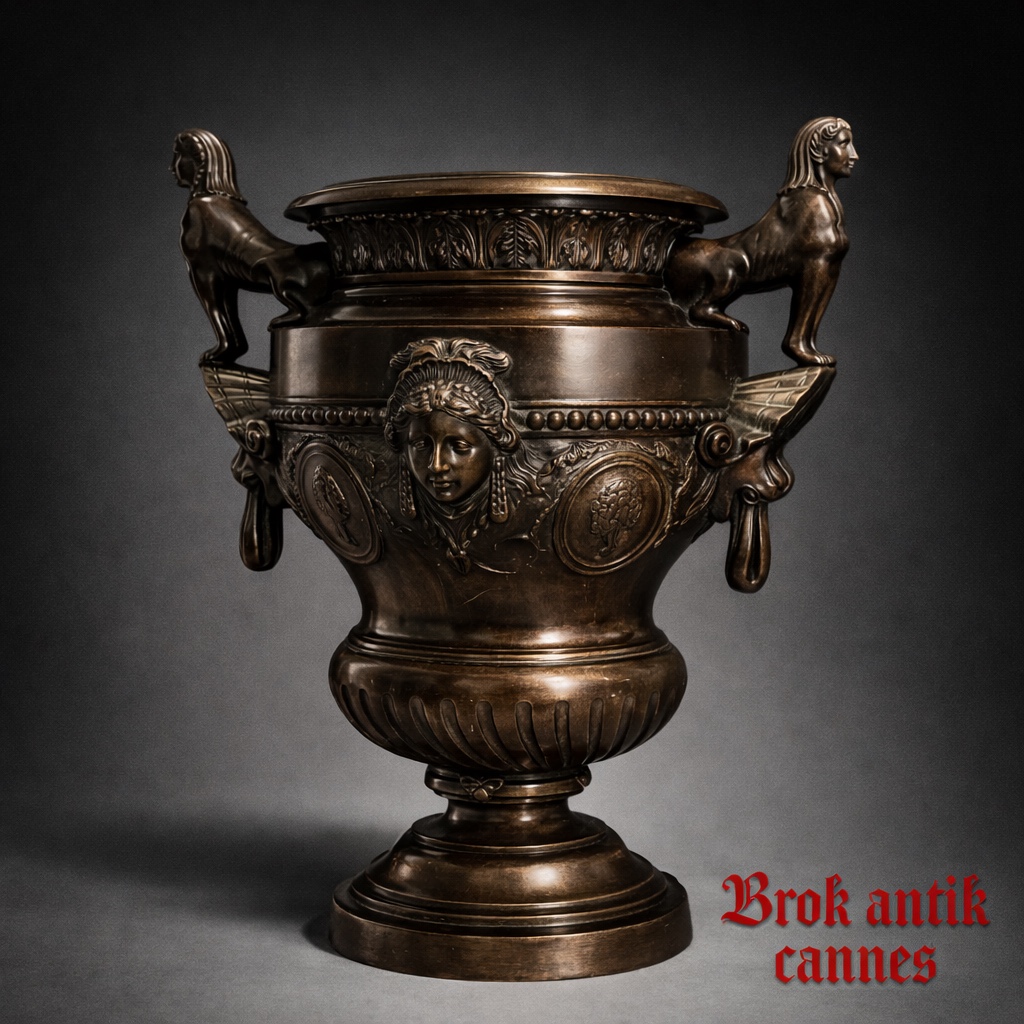 Vase/Urne  - bronze - Claude Ballin - France - XIX ème 
