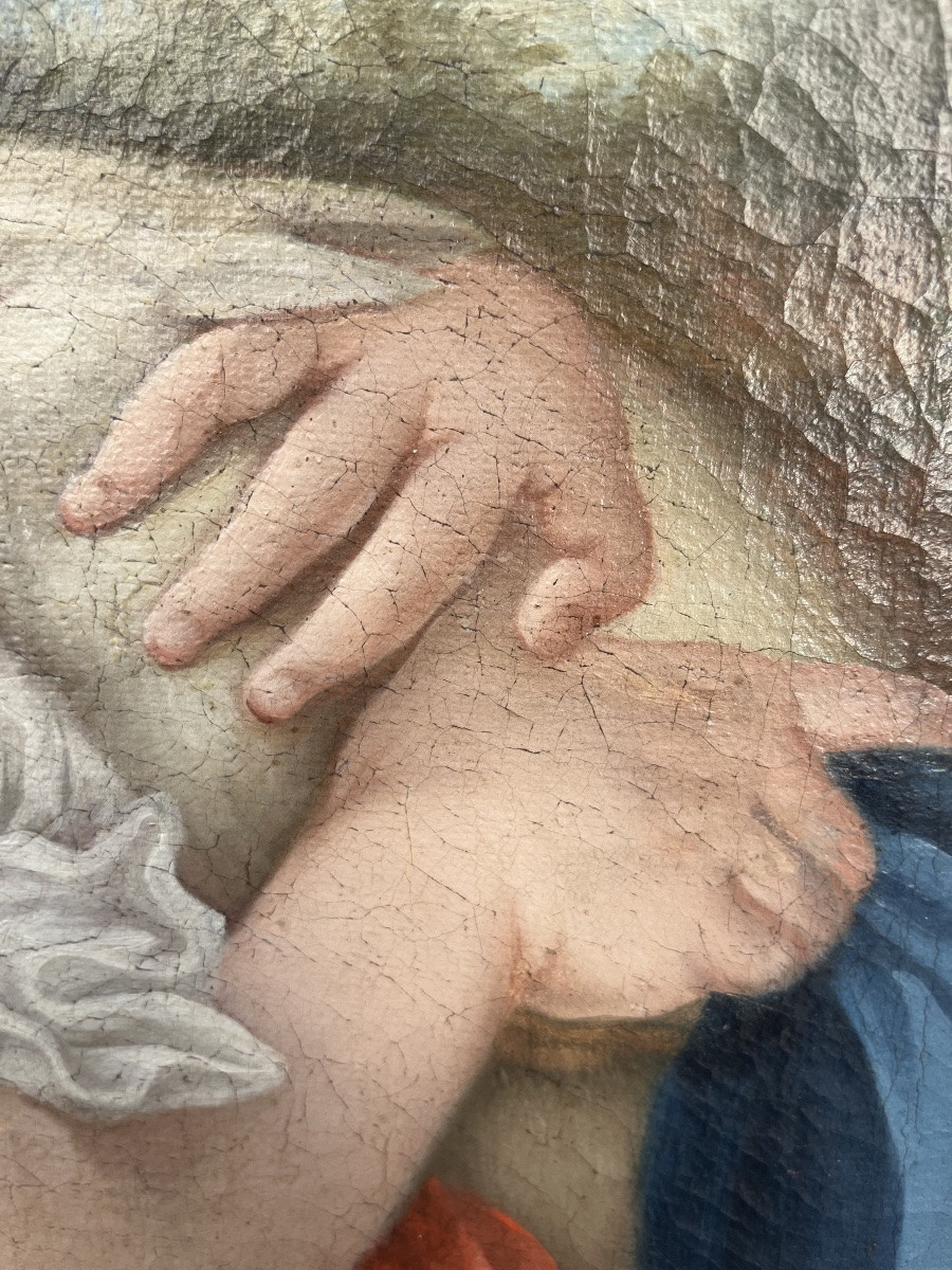 Painting - Oil On Canvas - Portrait - France - 17th Century -photo-3