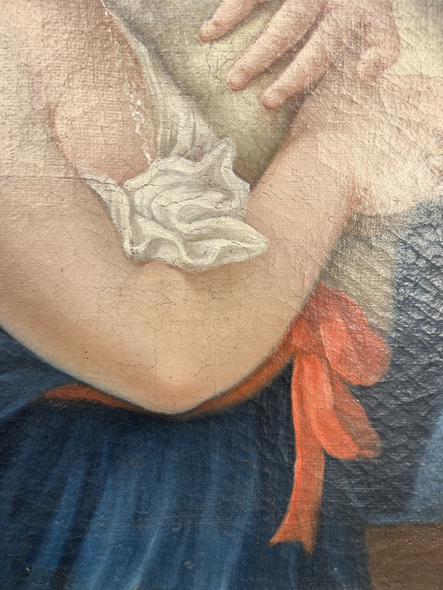 Painting - Oil On Canvas - Portrait - France - 17th Century -photo-2