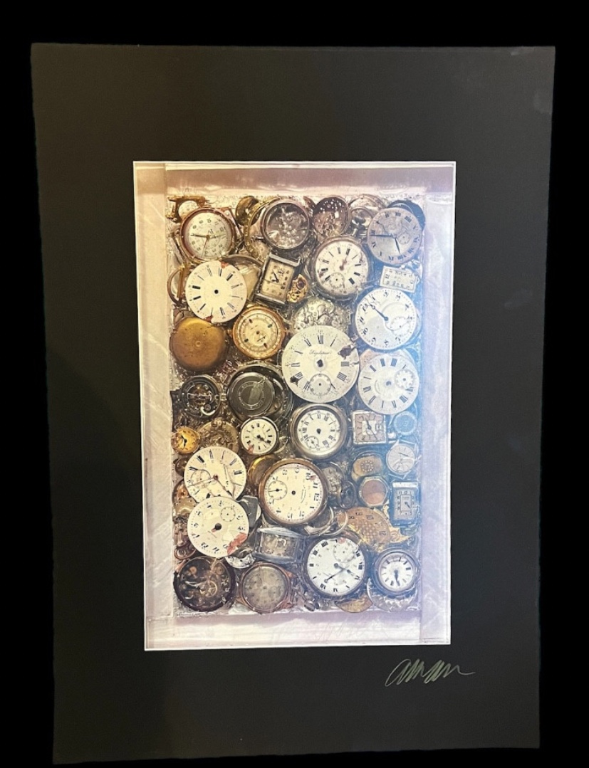 Affiche signé encadrée - Arman - Accumulation de montres - France - XX ème -photo-2