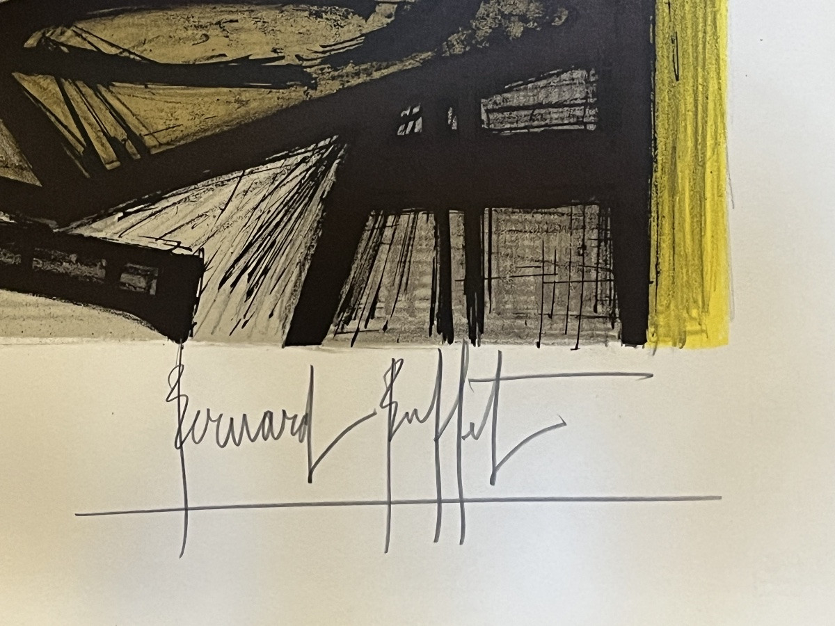 Lithographie (EA) -encadrée - Bernard Buffet - Nature morte - France - XX ème -photo-3