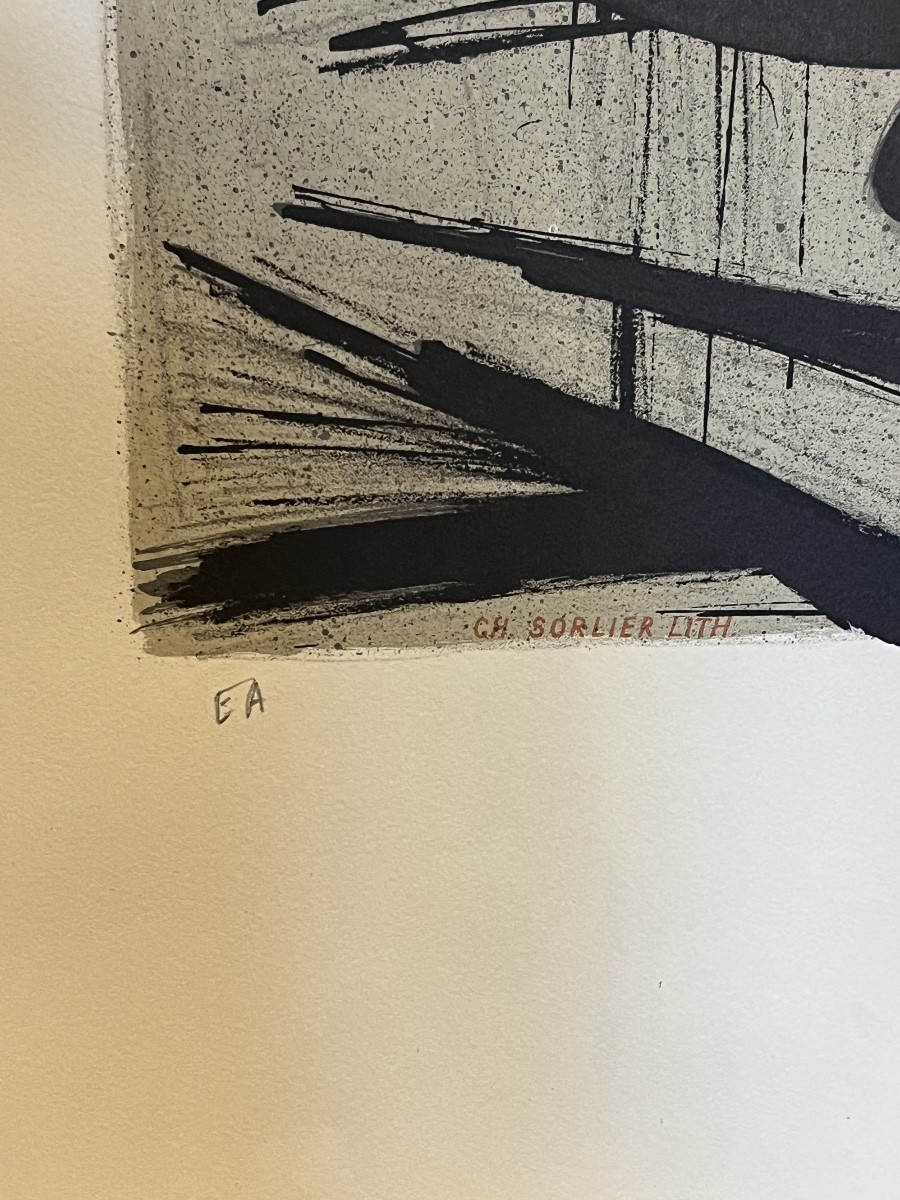 Lithographie (EA) -encadrée - Bernard Buffet - Nature morte - France - XX ème -photo-4